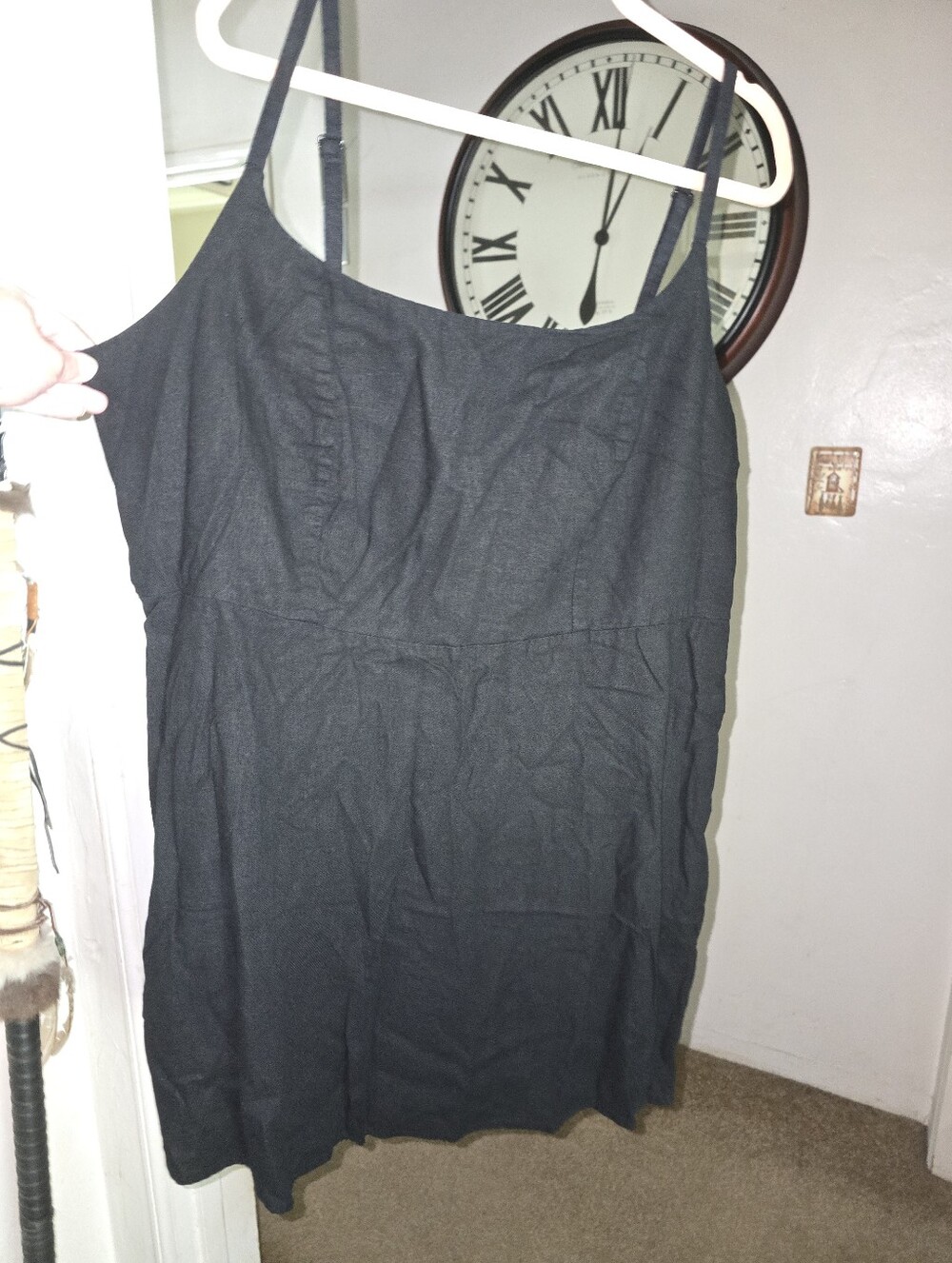 Old Navy Black Spaghetti Strap Camisole Mini Dress 3x